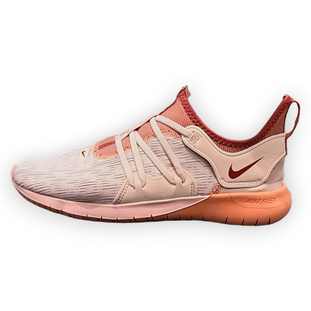 Nike Womens Flex Contact 3 Running Shoes Ladies 9 Echo Pink Slip On AQ7488-600